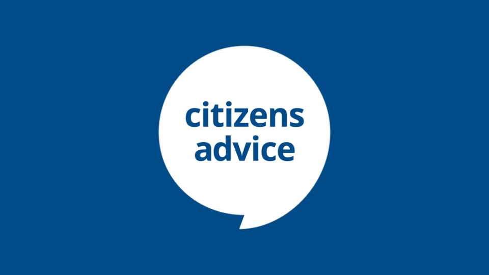 Citizens Advice logo in blue