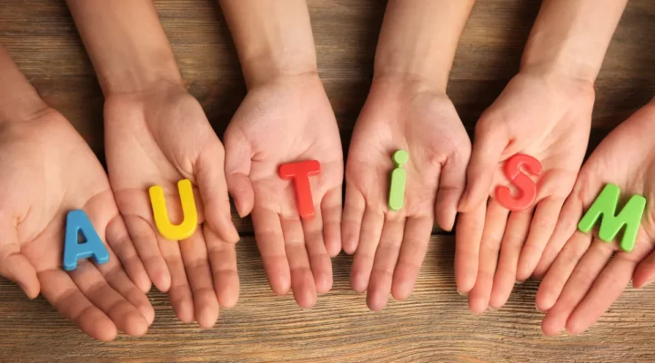 Hands spelling autism
